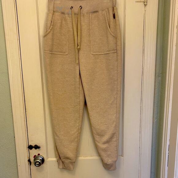 Avalanche Cream fleece lined joggers - Picture 1 of 6